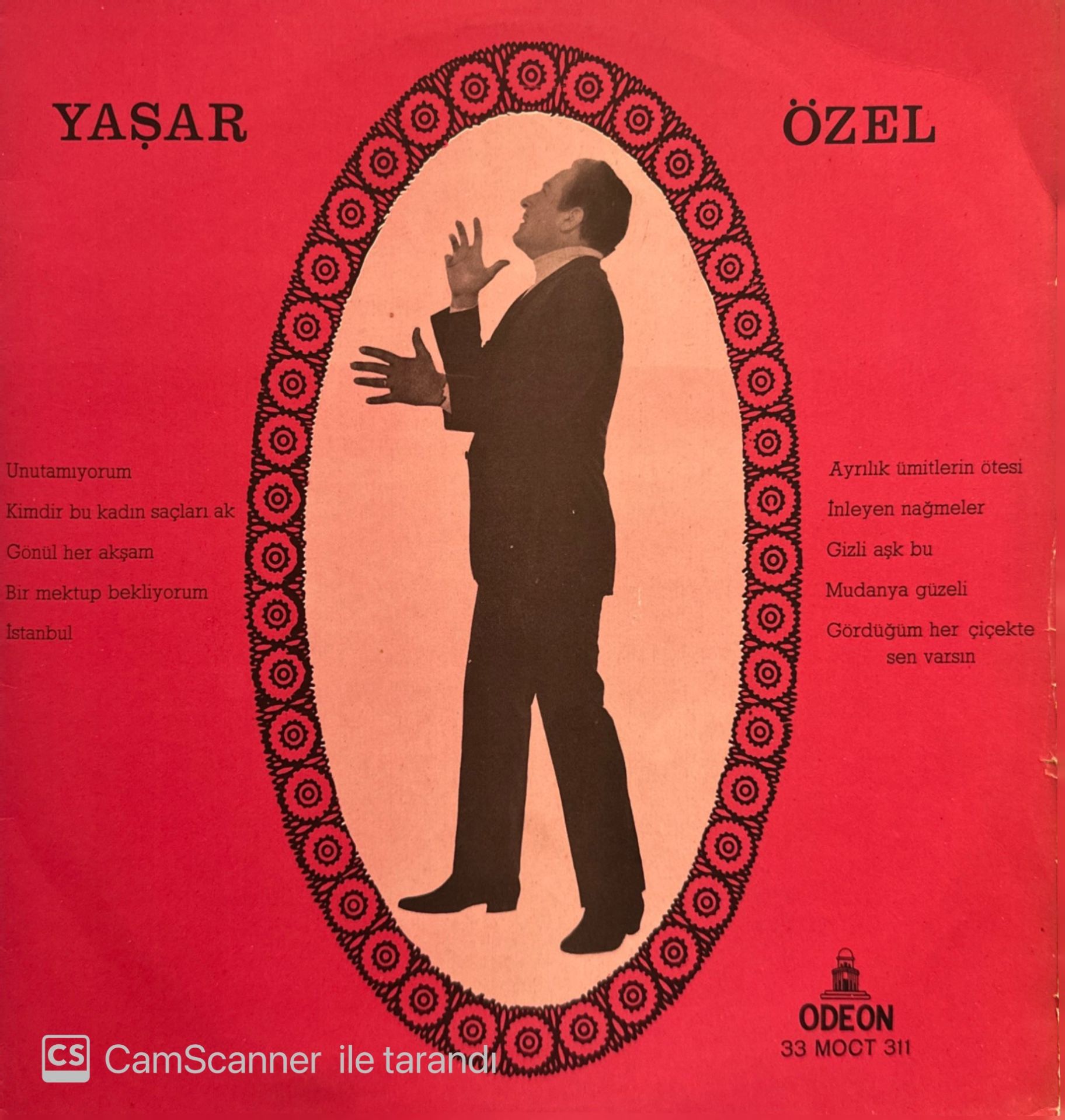 Yaşar Özel – Unutamıyorum LP