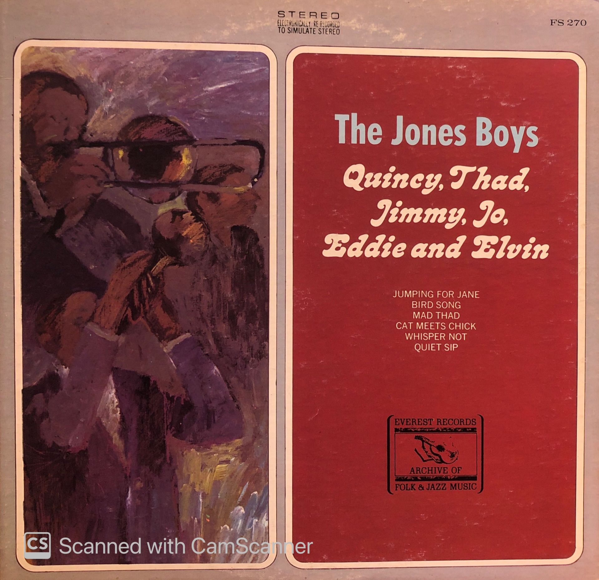 The Jones Boys – Quincy, Thad, Jimmy, Jo, Eddie And Elvin LP