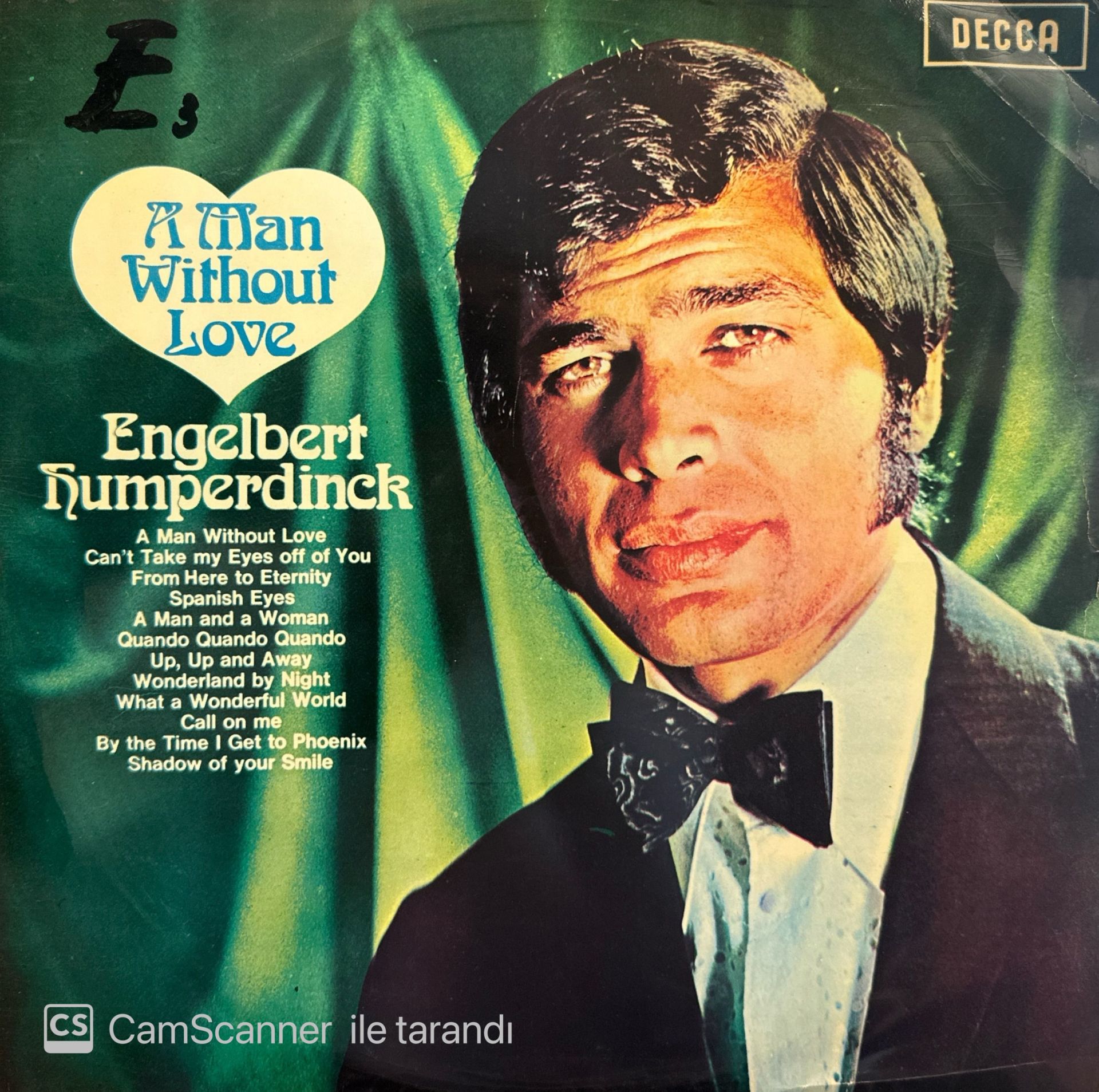 Engelbert Humperdinck – A Man Without Love LP