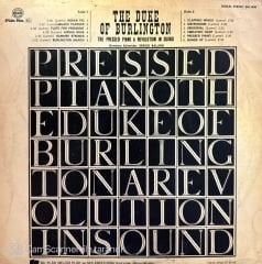 The Duke Of Burlington – The Pressed Piano: A Revolution In Sound LP