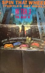 Hi Tek 3 Featuring Ya Kid K – Spin That Wheel (Turtles Get Real) (7'' Pizza Mix) / Spin That Wheel (Turtles Get Real) (7'' Pizza Dub Mix) 45'lik