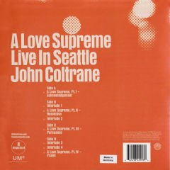 John Coltrane – A Love Supreme: Live In Seattle LP