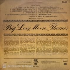 Geoff Love And His Orchestra* – Big Love Movie Themes LP