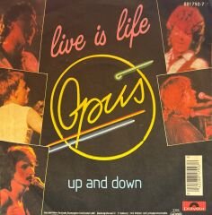 Opus – Live Is Life / Up And Down 45'lik
