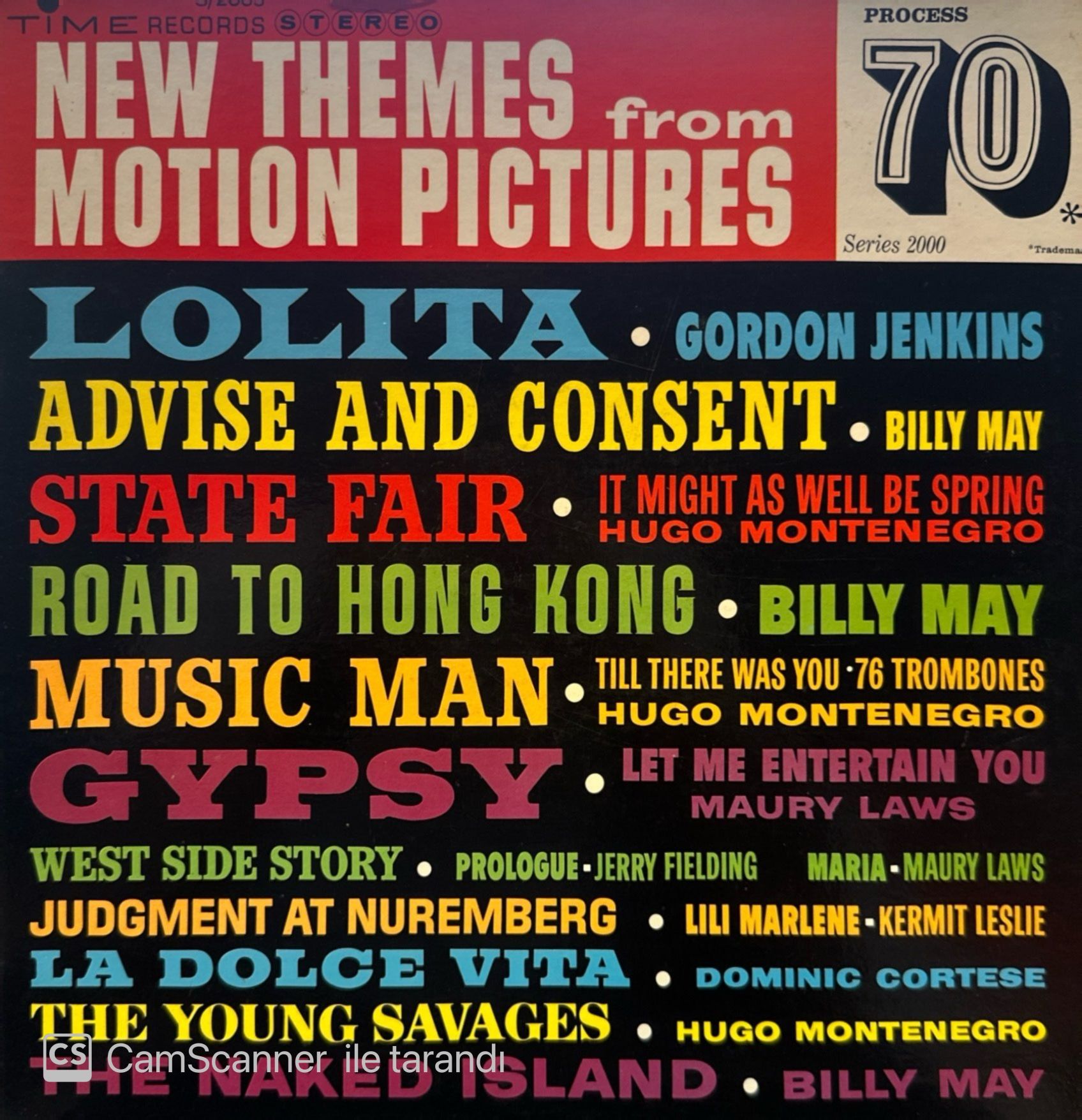 New Themes From Motion Pictures LP