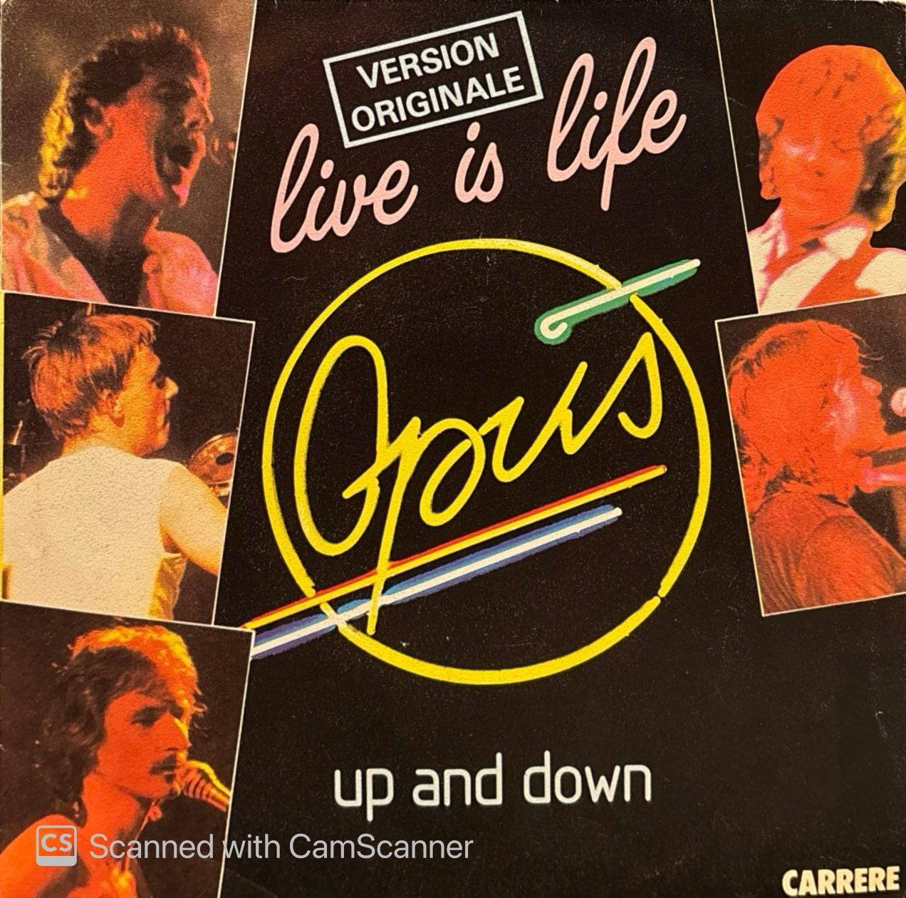 Opus – Live Is Life / Up And Down 45'lik
