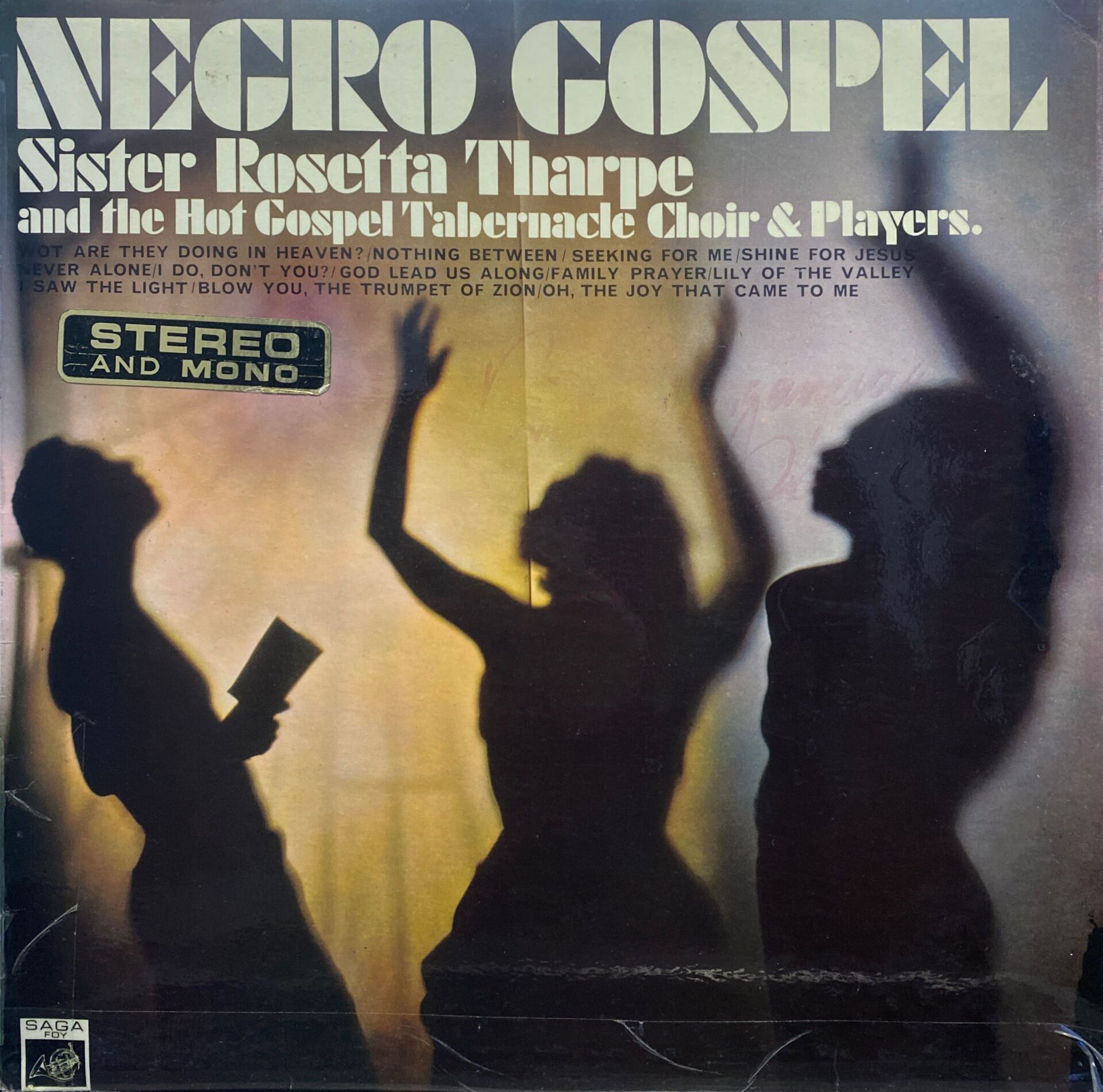 Sister Rosetta Tharpe And The Hot Gospel Tabernacle Choir & Players* – Negro Gospel LP