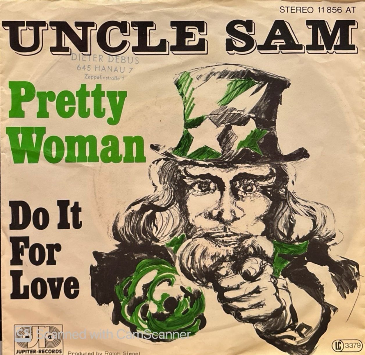 Uncle Sam – Pretty Woman / Do It For Love 45'lik