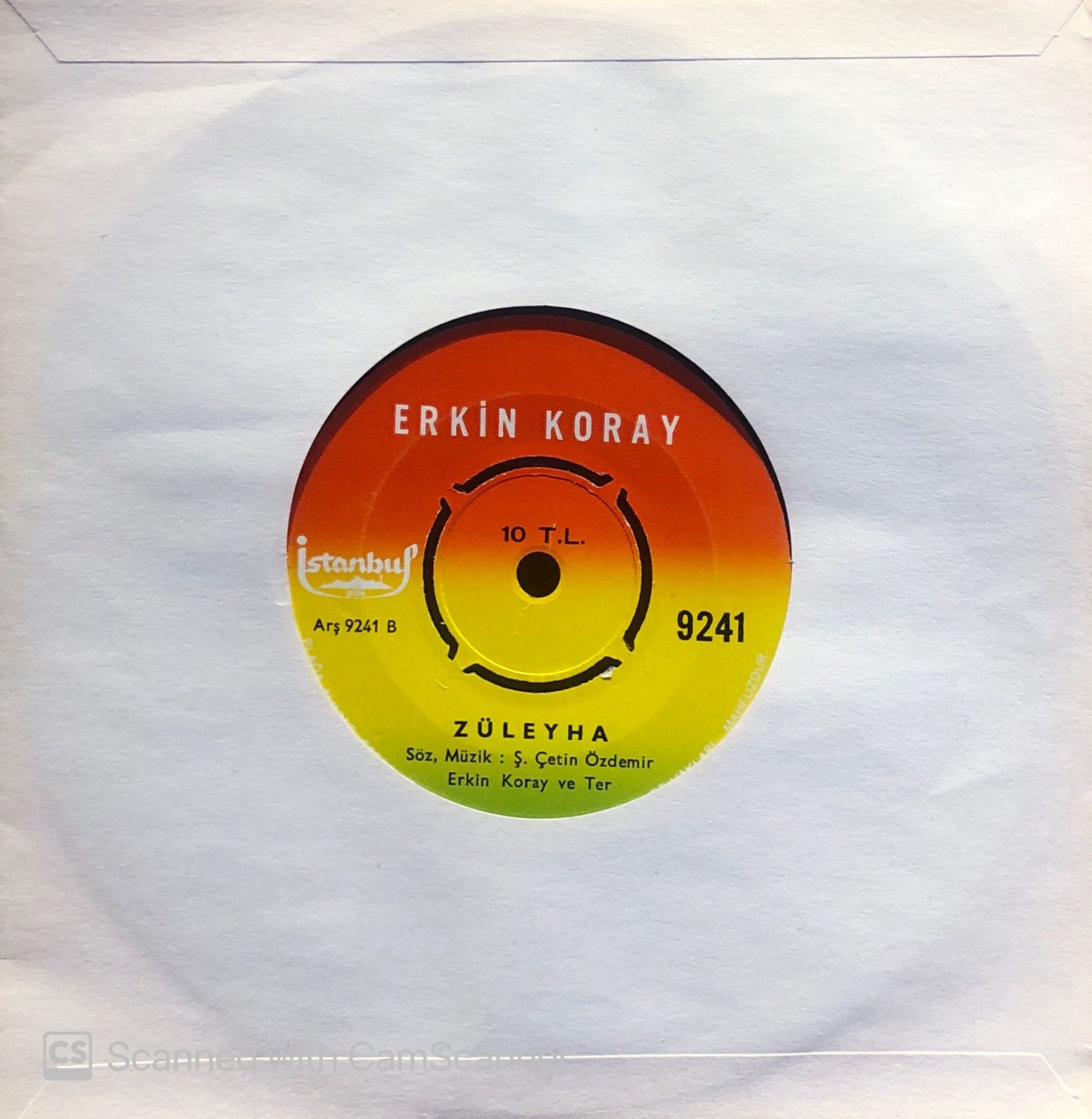 Erkin Koray - Züleyha / Hor Görme Garibi 45lik
