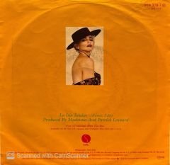 Madonna – La Isla Bonita (Remix)	/ La Isla Bonita (Instrumental Edit) 45'lik