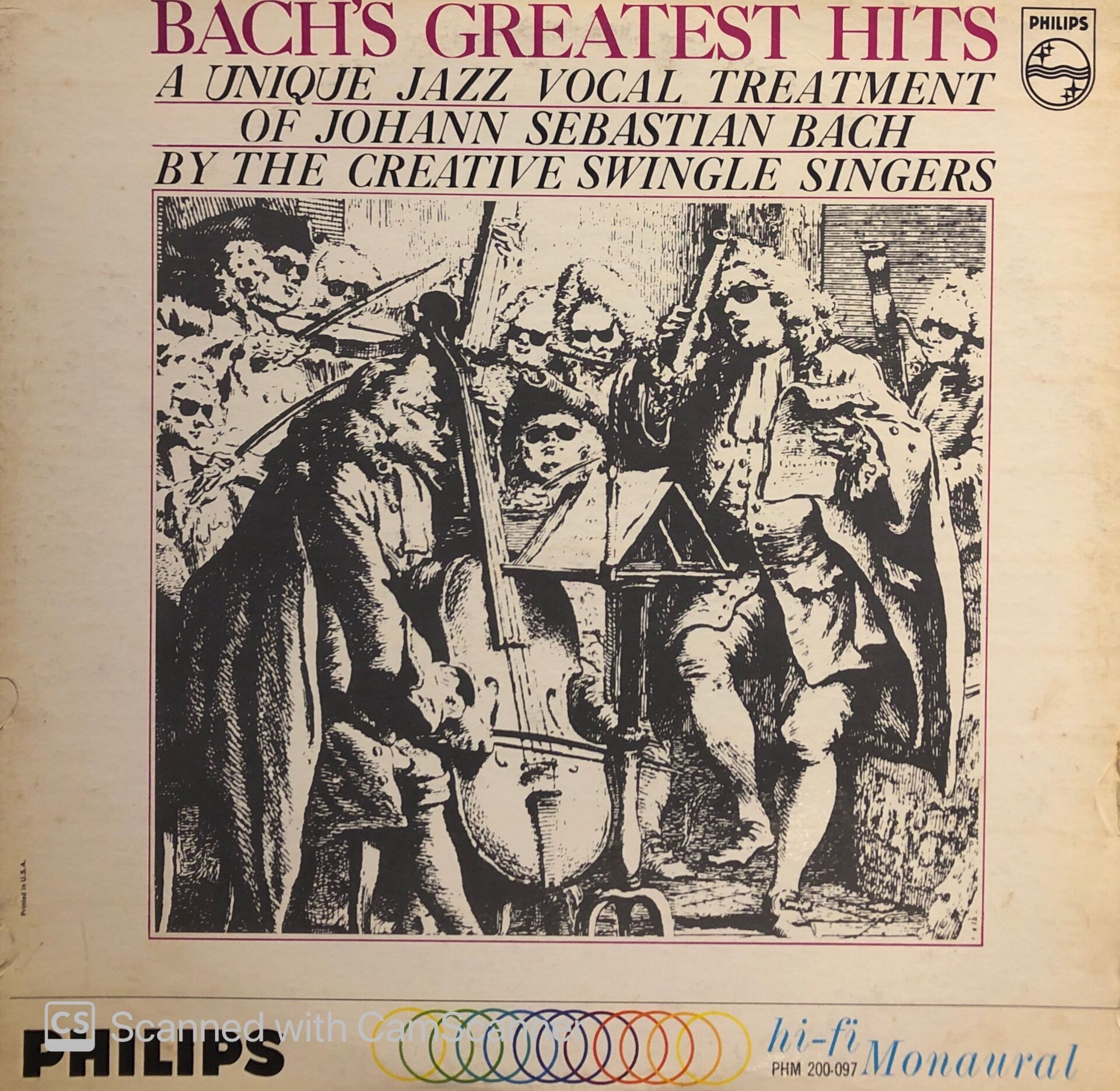 Swingle Singers – Bach's Greatest Hits LP