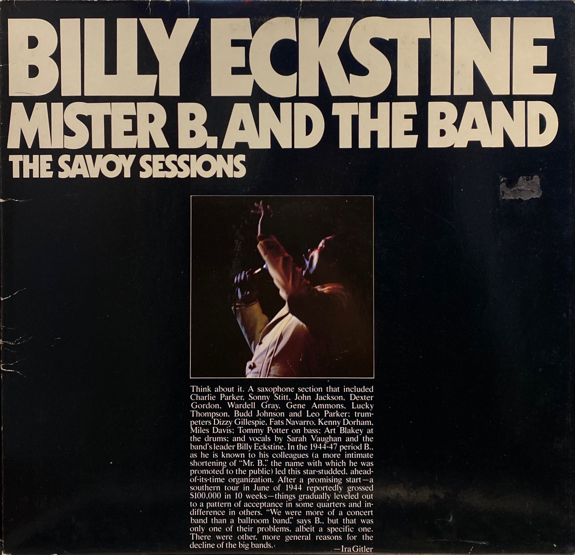 Billy Eckstine – Mister B. And The Band LP