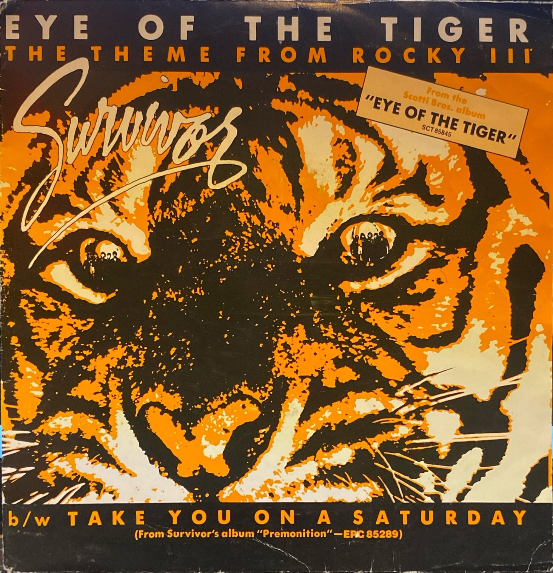 Survivor – Eye Of The Tiger / Take You On A Saturday 45'lik