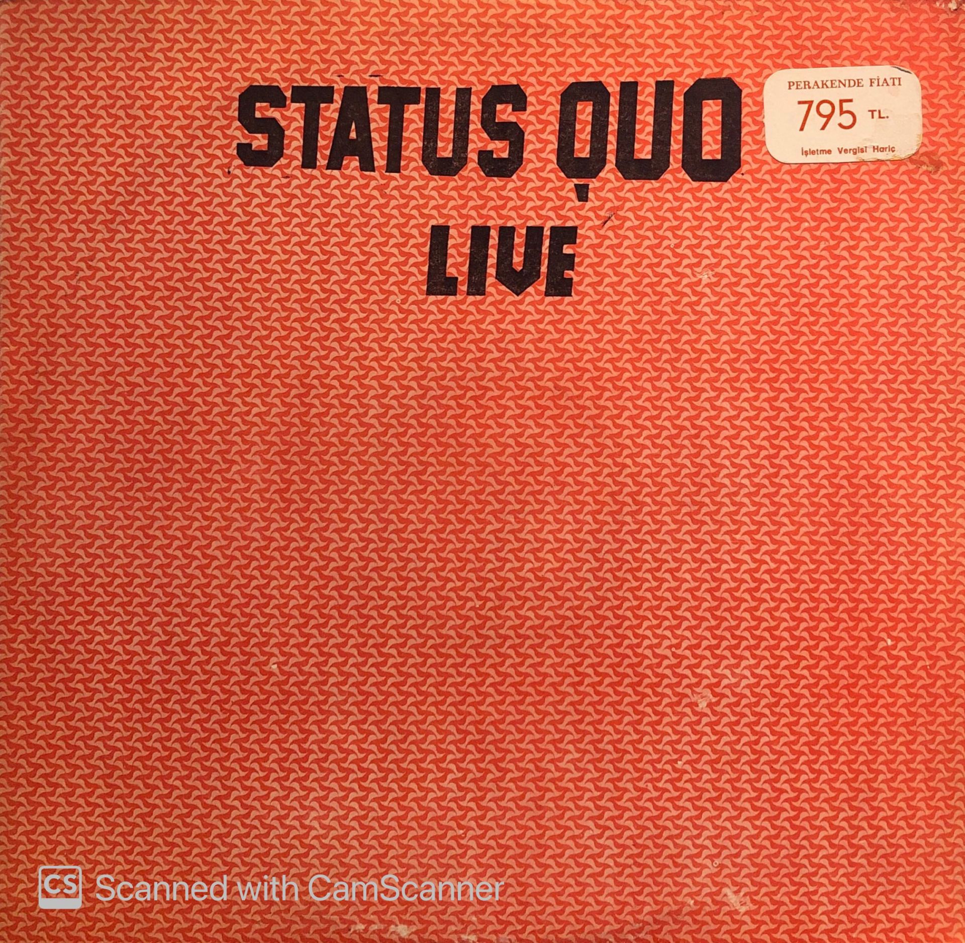 Status Quo – Status Quo Live LP