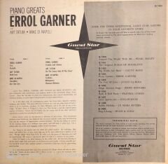 Errol Garner and Art Tatum / Mike Di Napoli – Piano Greats LP