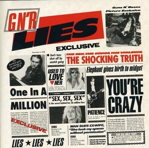 Guns N' Roses - G N'R Lies: Live CD