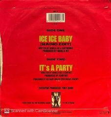 Vanilla Ice – Ice Ice Baby (Radio Edit) / It's A Party 45'lik
