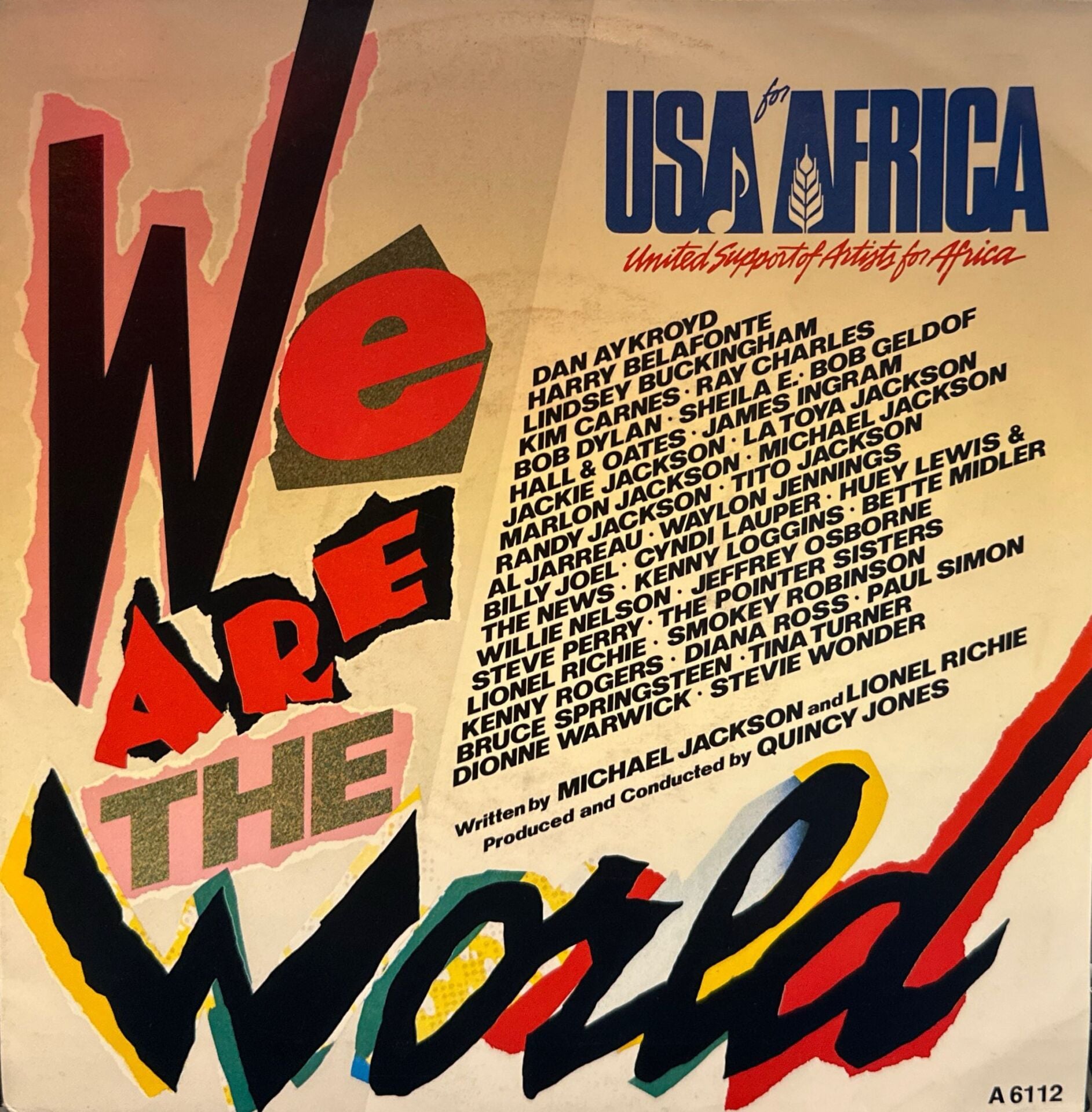 USA For Africa – We Are The World / Grace 45'lik