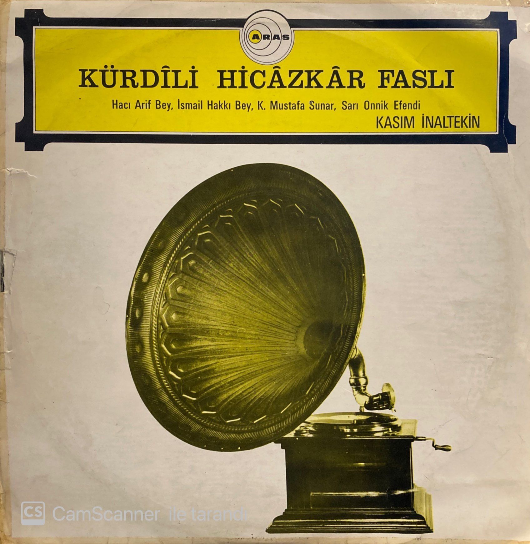 Kasım İnaltekin – Kürdili Hicazkar Faslı LP