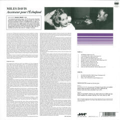 Miles Davis - Ascenseur Pour L´Echafaud LP