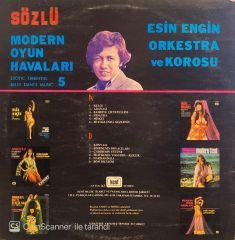 Esin Engin, Esin Engin Orkestra* Ve Korosu* – Sözlü Modern Oyun Havaları Vol: 5 LP