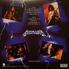 Metallica - Ride The Lightning LP