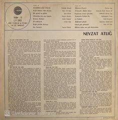 Nevzat Atlığ - Kürdilihicazkar Hüzzam Faslı LP