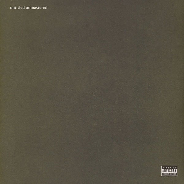 Kendrick Lamar - Untitled Unmastered LP