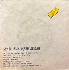 İlhan İrem - Sen Bilirsin / Ayrılık Akşamı 45lik