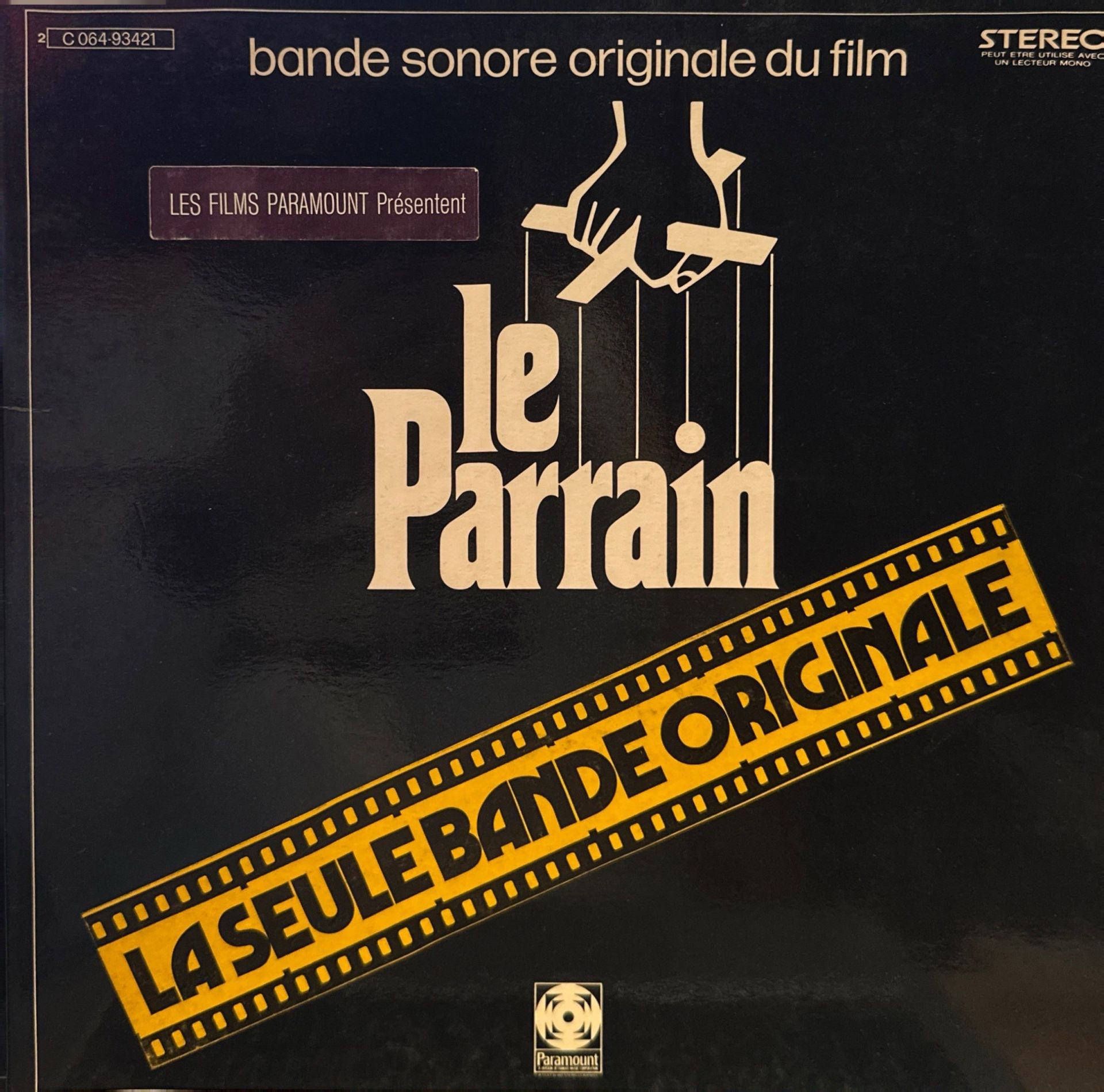 Nino Rota – Il Padrino (Colonna Sonora Originale) ( The Godfather ) Soundtrack LP