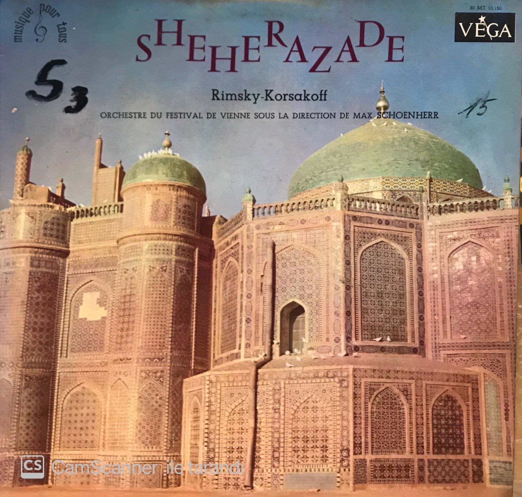 Rimsky-Korsakoff* / Orchestre Du Festival De Vienne* Sous La Direction De Max Schoenherr* – Sheherazade LP