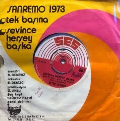 Ayten Alpman - Tek Başına / Sevince Her Şey Başka 45lik
