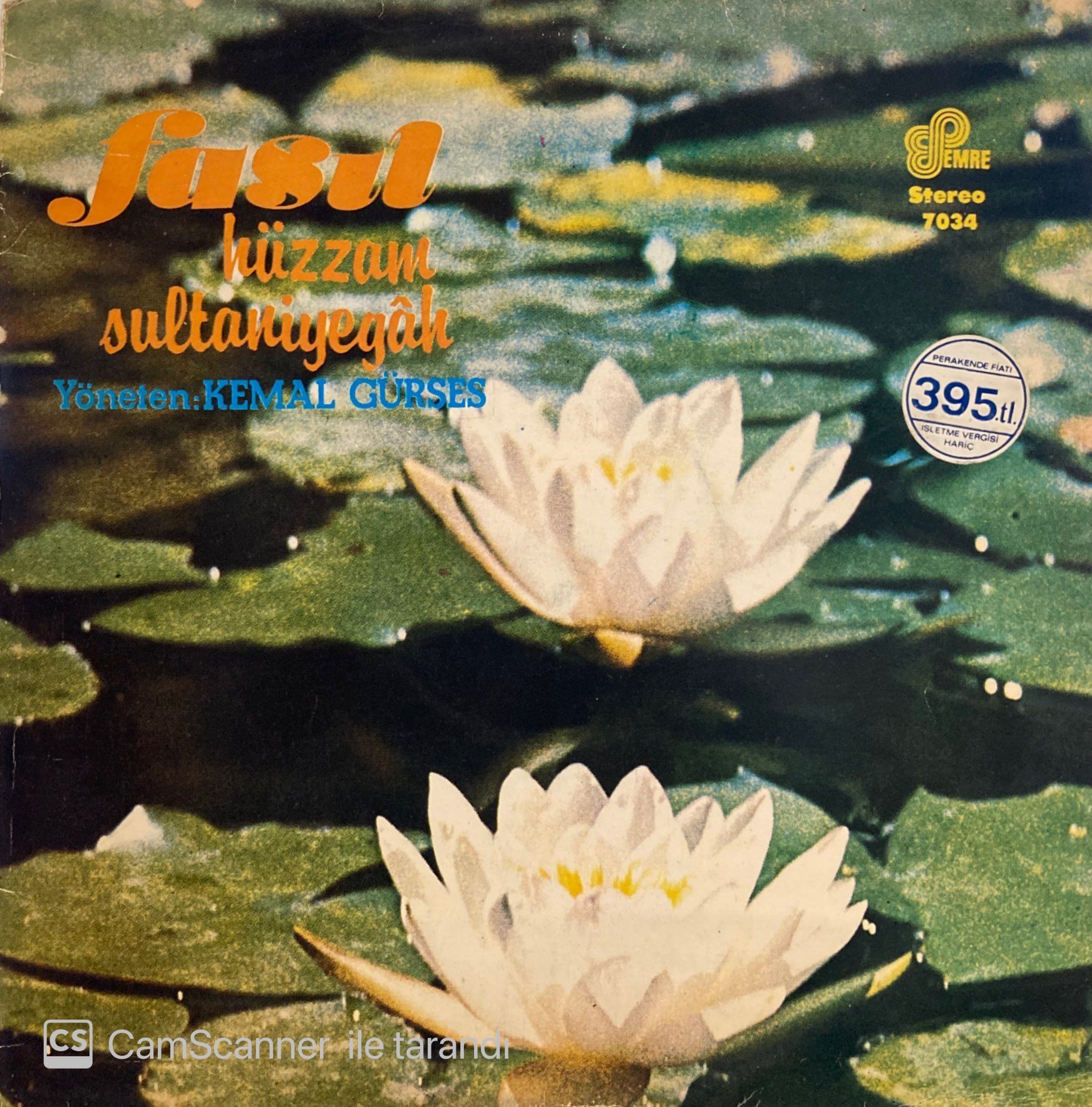 Kemâl Gürses* – Fasıl Hüzzam Sultanıyegah LP