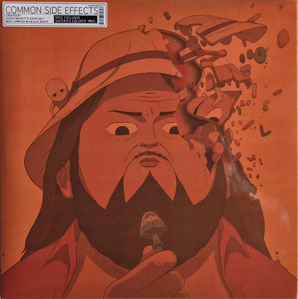 Nicolas Snyder – Common Side Effects - Adult Swim Original Series Soundtrack ( Limited Edition, Blue Angel Mushroom Colored Vinyl ) LP