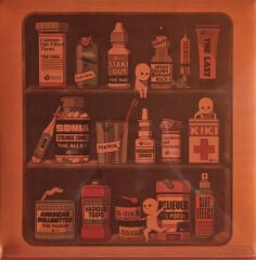 Nicolas Snyder – Common Side Effects - Adult Swim Original Series Soundtrack ( Limited Edition, Blue Angel Mushroom Colored Vinyl ) LP