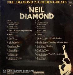 Neil Diamond – 20 Golden Greats LP