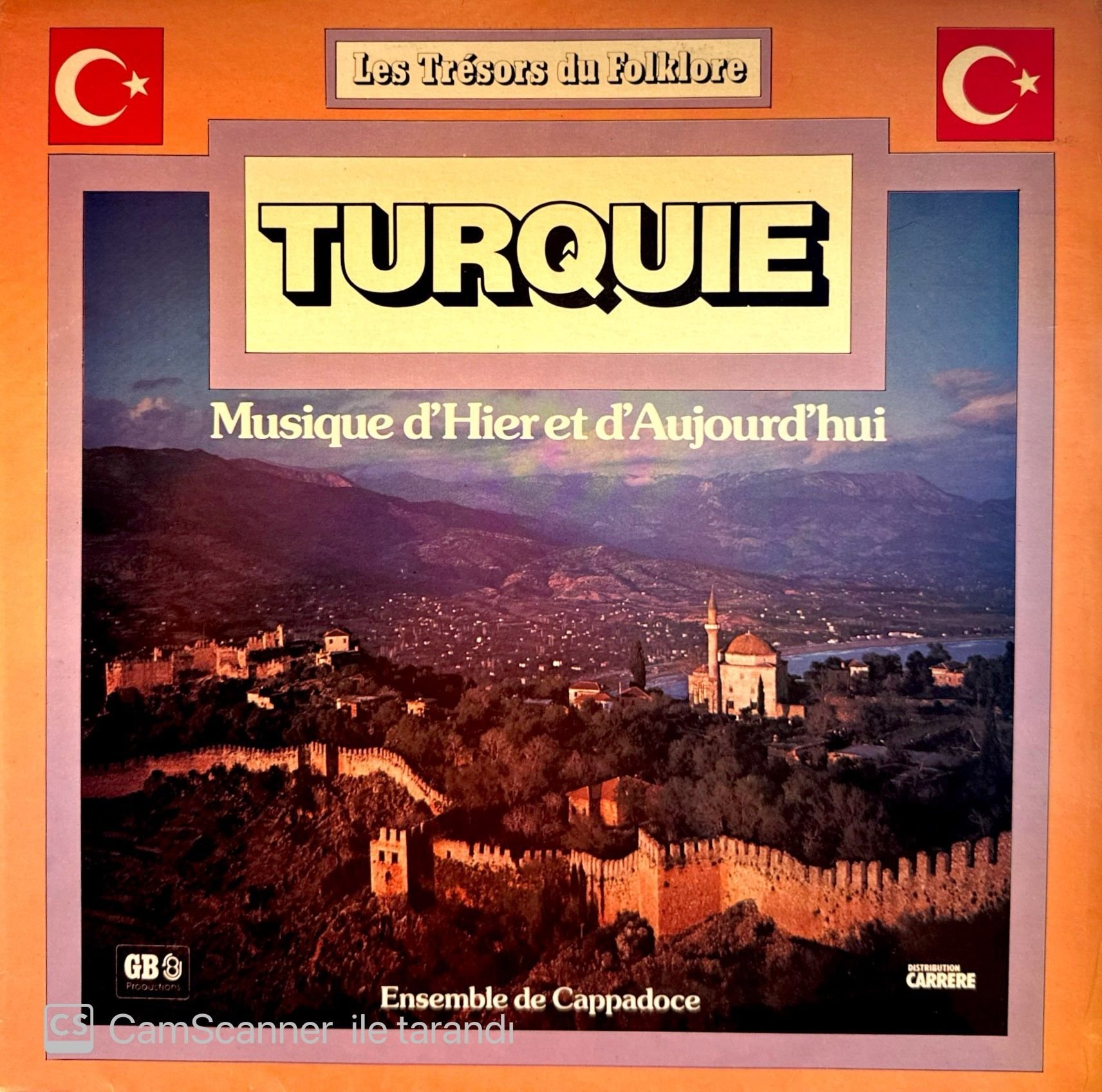 Cahit Berkay / Ensemble de Cappadoce – Turquie Musique D'Hier Et D'Aujourd'hui LP