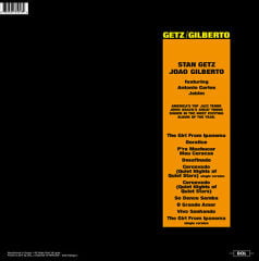 Stan Getz / Joao Gilberto Featuring Antonio Carlos Jobim – Getz / Gilberto LP