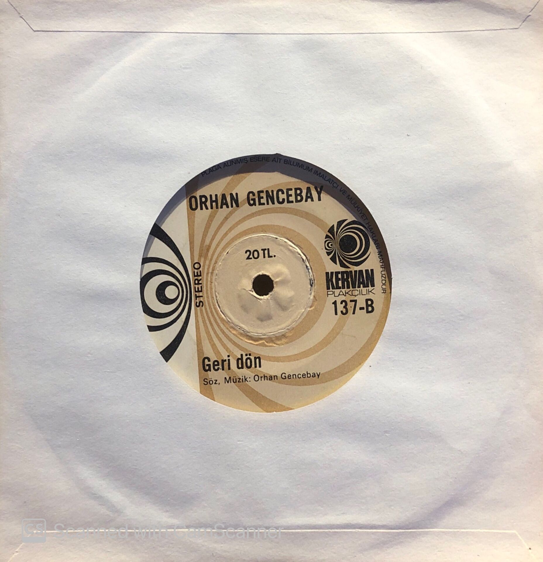 Orhan Gencebay - Bırakında Yaşayalım / Geri Dön 45lik