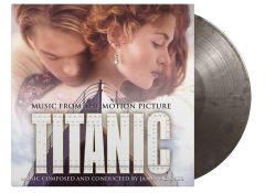 Titanic (25th Anniversary - Limited Numbered Edition - Silver & Black Marbled Vinyl)  Soundtrack LP