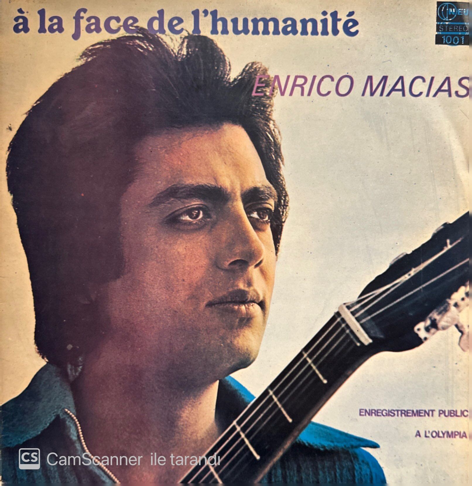 Enrico Macias – A La Face De L'Humanite LP