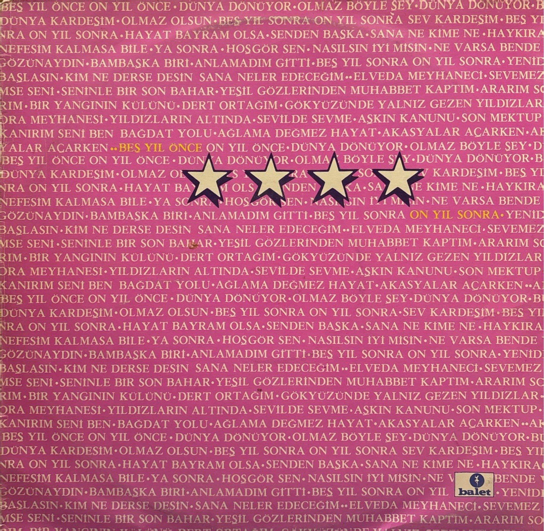 Beş Yıl Önce On Yıl Sonra – Beş Yıl Önce On Yıl Sonra LP