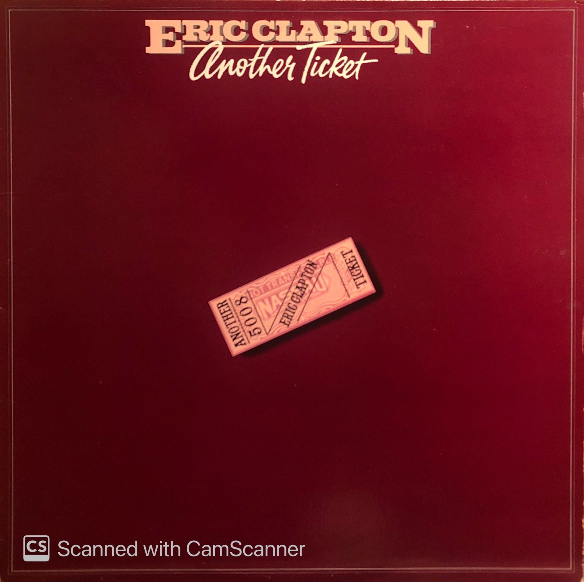 Eric Clapton – Another Ticket LP