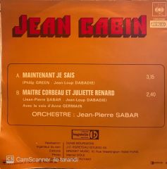 Jean Gabin- Maintenant / Je Sais 45'lik
