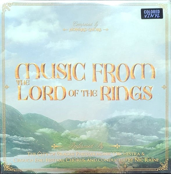 The City Of Prague Philharmonic Orchestra, Crouch End Festival Chorus – Music From The Lord Of The Rings Trilogy ( Colored Vinyl )  LP