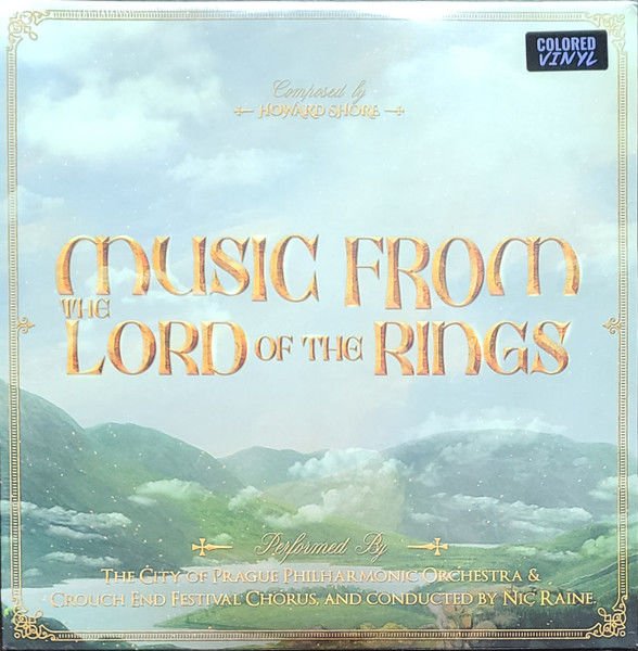 The City Of Prague Philharmonic Orchestra, Crouch End Festival Chorus – Music From The Lord Of The Rings Trilogy ( Colored Vinyl )  LP