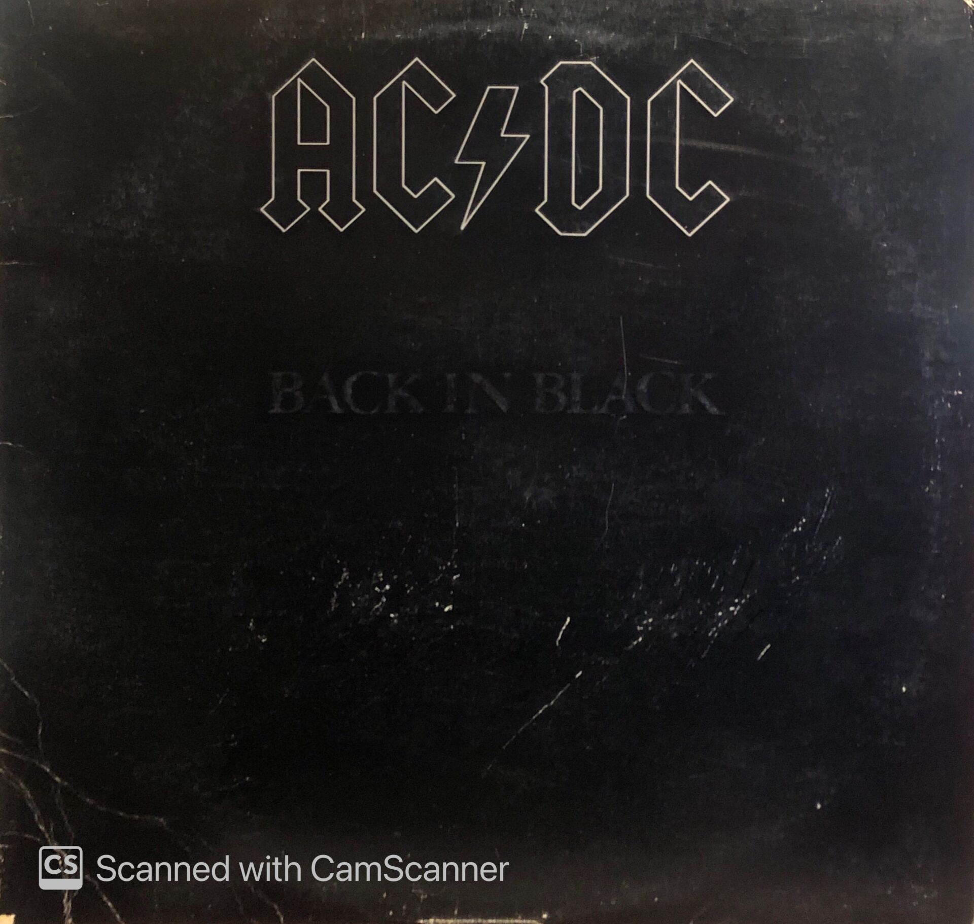 AC/DC – Back In Black LP