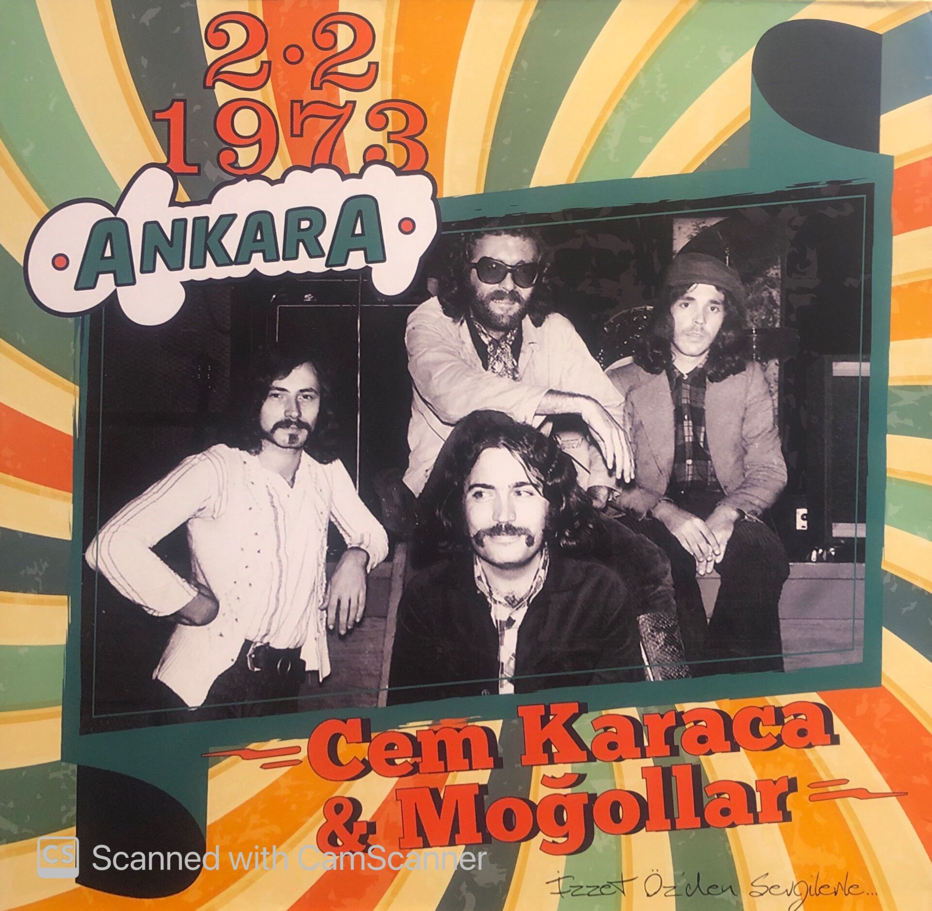 Cem Karaca & Moğollar – 2.2.1973 Ankara LP (İlk Baskı)