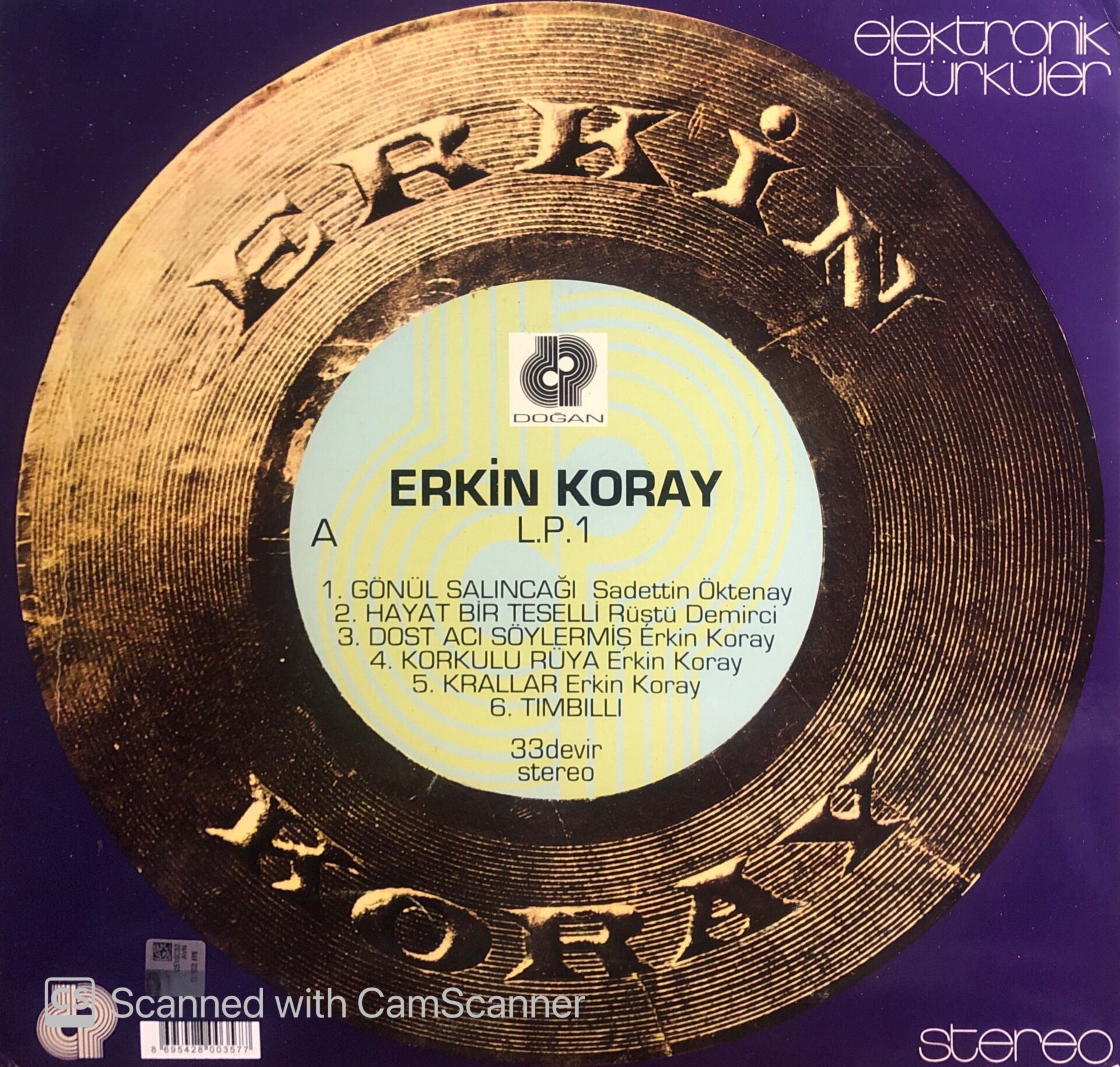 Erkin Koray – Elektronik Türküler LP
