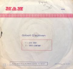 Gilbert O'Sullivan - Ooh Baby / Good Company 45'lik